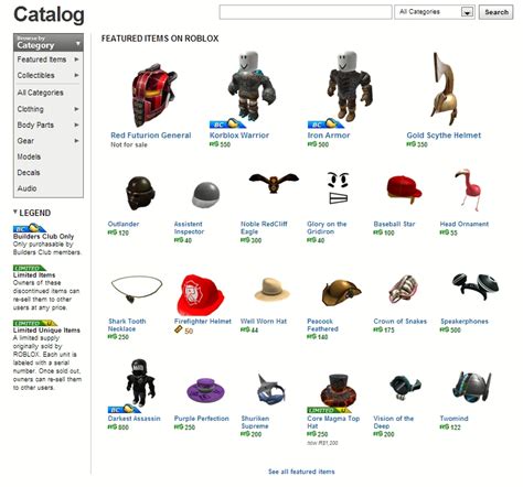 Using the catalog | ROBLOX Wikia | Fandom powered by Wikia