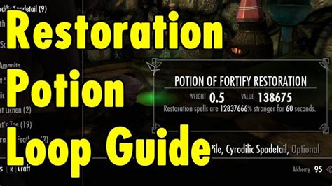 Fortify Alchemy Potion Recipe - Infoupdate.org