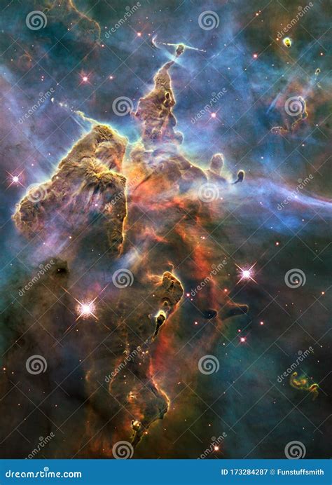 The Pillars of Creation a Star Forming Region in M16 the Eagle Nebula ...