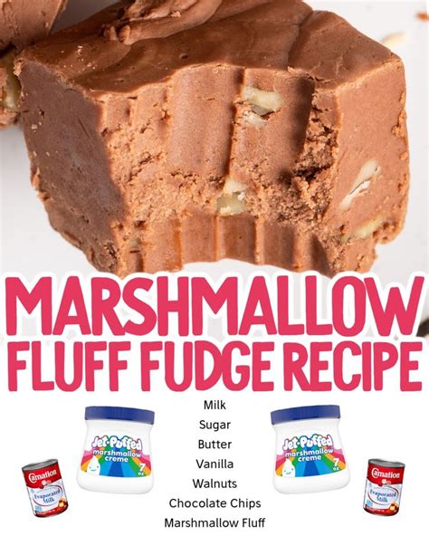 Marshmallow Fluff Fudge | Fudge recipes chocolate, Fudge recipes, Fudge ...