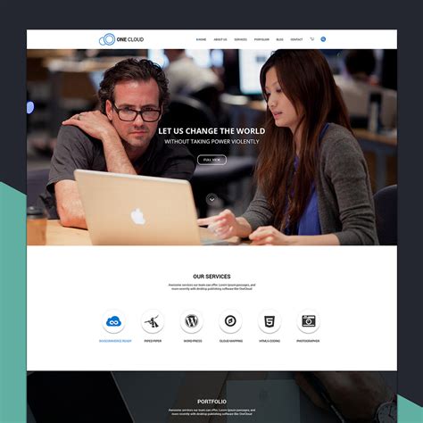 Simple One Page Website Template Free