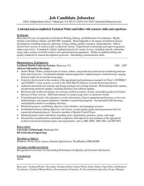 Sample Resume Writing | Sample Resumes