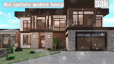 Modern house layout 2 story bloxburg