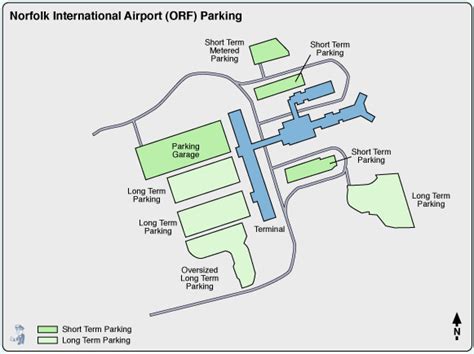 Norfolk Airport Parking | ORF Airport Long Term Parking Rates & Map