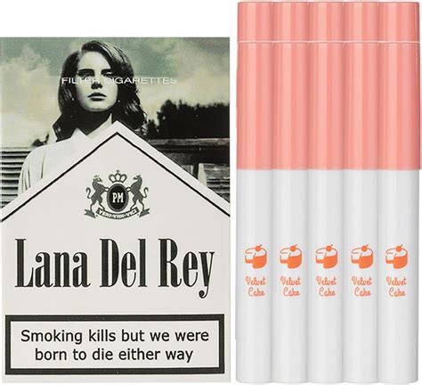 Lana Del Rey Lipstick Cigarettes Glossy 10 Colors Lip Tint, Box ...