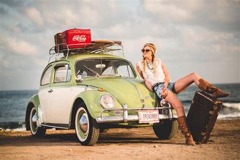 women-sitting-on-car image - Free stock photo - Public Domain photo ...