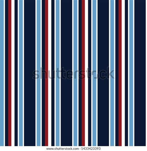 Stripe Seamless Pattern Navy Blue Red Stock Vector (Royalty Free ...