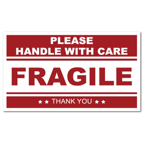 Fragile, Handle With Care Stickers