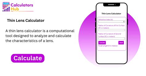 Thin Lens Calculator Online