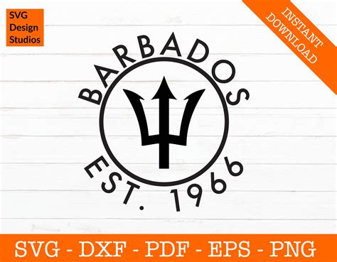 Barbados Svg Barbados Trident Svg Barbados Flag Svg Clipart - Etsy