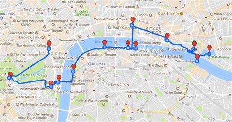 London Top Attractions Map - Kylie Minetta