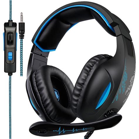 Gaming Headset for PS4, Xbox One, PC 7.1 Channel Virtual Surround ...