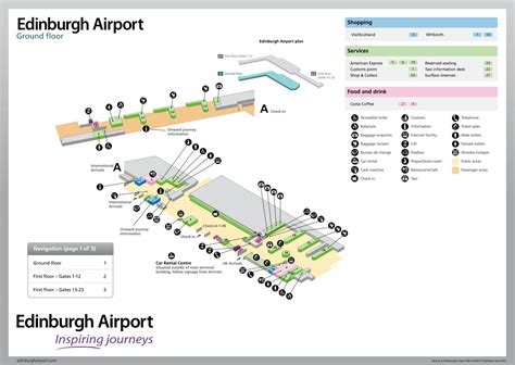 Edinburgh Airport terminal map