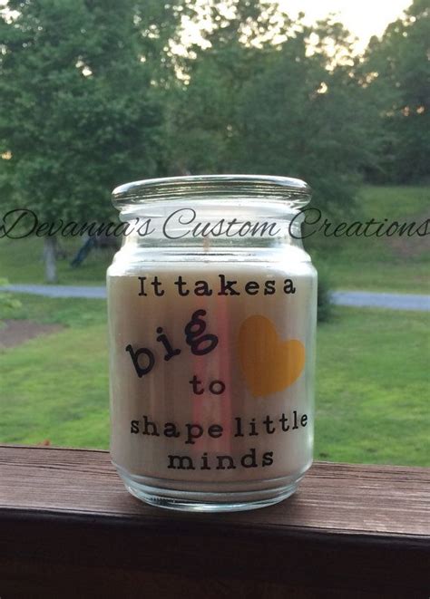 Teacher Appreciation Personalized Candle | Personalized candles ...