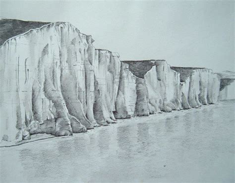 White Cliffs by somniacscaper on deviantART | Landscape pencil drawings ...