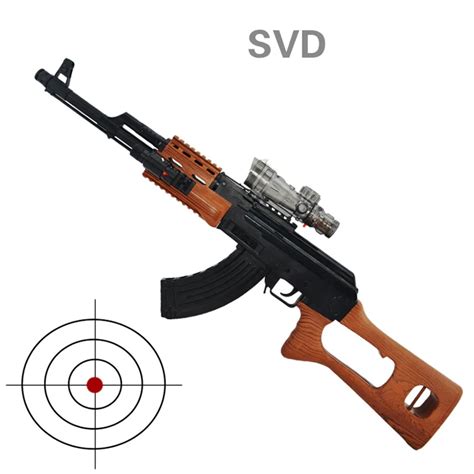 Plastic SVD Airsoft Pistol Paintball Toy Gun Airsoft Air Water Gun ...