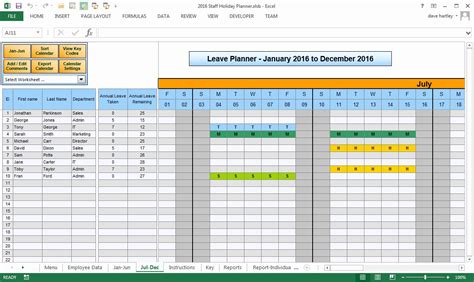 Employee Holiday Schedule Template | Schedule template, Excel calendar ...