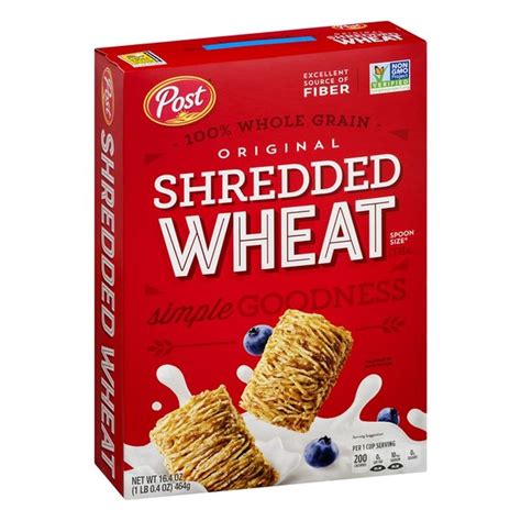 Post Original Shredded Wheat Cereal (16.4 oz) - Instacart