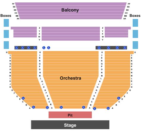 Wynn Las Vegas Encore Theater Seating Chart | Elcho Table