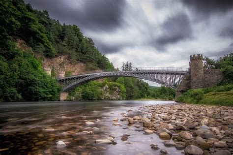 Craigellachie Bridge over River Spey in Scotland. | Cairngorms national ...