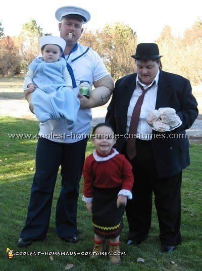 Coolest Homemade Popeye Costume Ideas and Photos