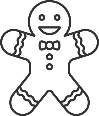 Gingerbread Cookie Outline