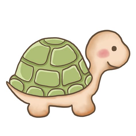 turtle cute character free download transparent image illustration ...