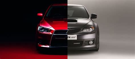 Mitsubishi Evo Vs Subaru Impreza WRX STI