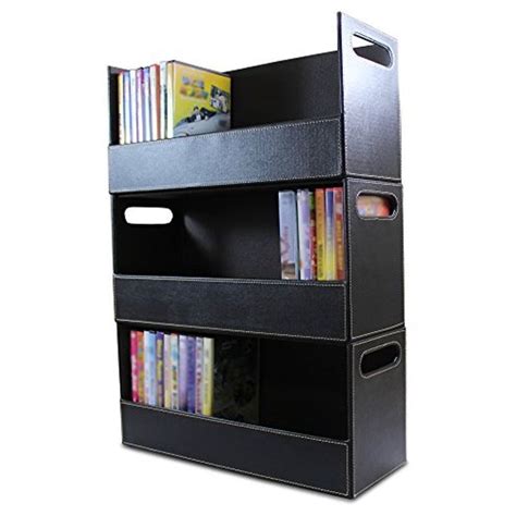 Stock Your Home DVD Storage Box with Magnetic Opening - Holds 28 DVDs ...