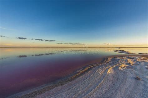 Salt lagoon, La Pampa, stock image. Image of colour, salina - 92557965