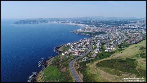 Aerial view of Onchan, Isle of Man 25/6/20