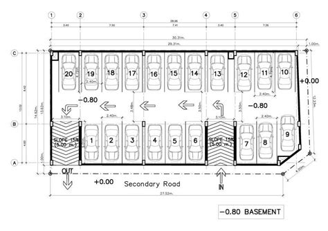 Entry #27 by pramoteyula for Basment Parking Floor Plan Design | Freelancer