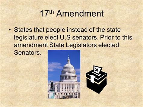 17th Amendment Definition