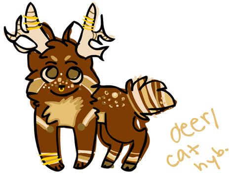 deer/cat hybrid auction! by kittenslobber on deviantART