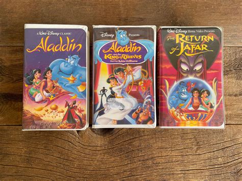 Vintage Aladdin VHS Movies // You Choose // Aladdin Aladdin & - Etsy Canada