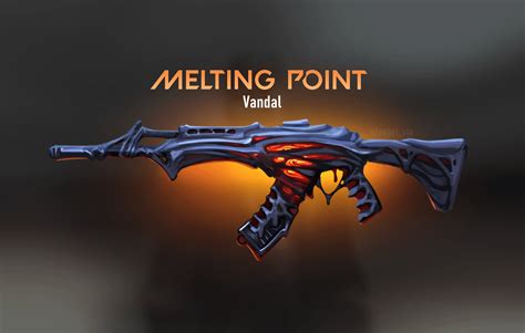 Melting Point - Vandal Skin Concept : r/VALORANT