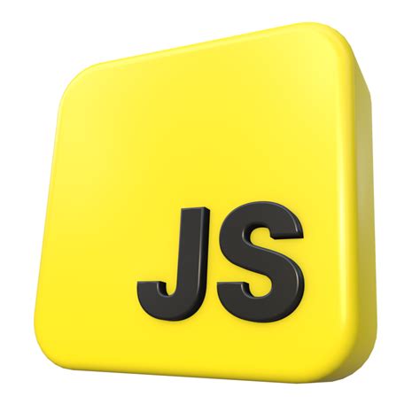 3D Javascript Logo Design 12697298 PNG