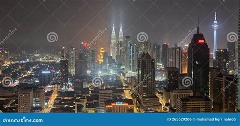 Malaysia Kuala Lumpur Night View Editorial Photo - Image of kuala ...