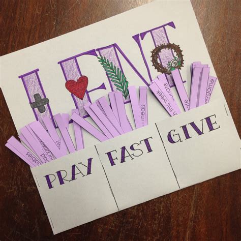 Activities For Lent Printable