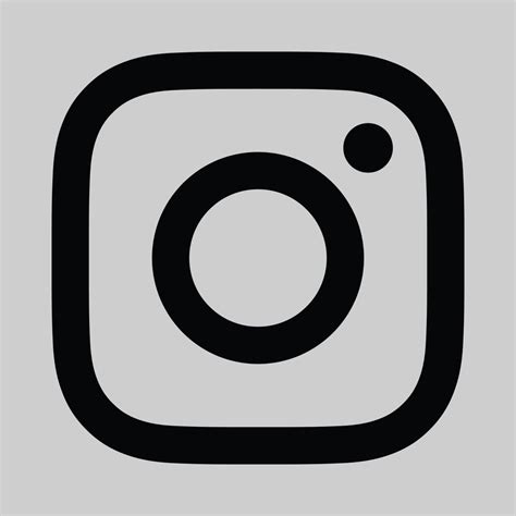 Black Instagram Icon for iOS14 Update