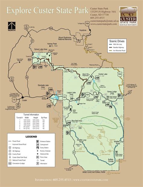 Custer State Park Map - Printable Map