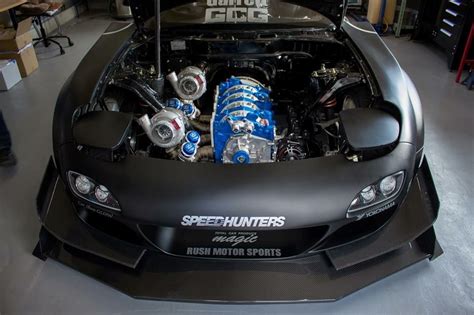 Mazda RX-7 Twin Turbo Quad Rotor Engine! | Mazda' | Cars, Tuner cars, Modified cars