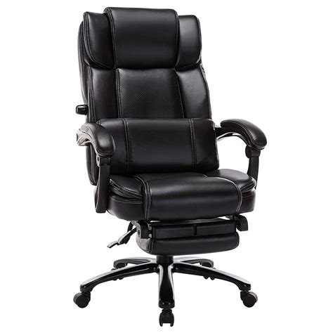 Big and Tall Reclining Office Chair, High Back Executive Computer Desk ...