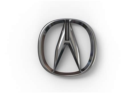 Acura logo | 3D CAD Model Library | GrabCAD