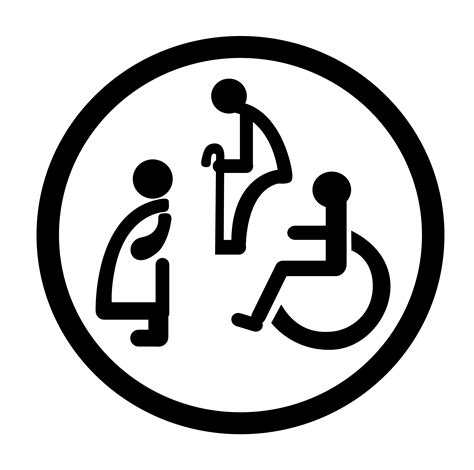 bathroom for persons with disabilities. disabled toilet sign 531516 ...