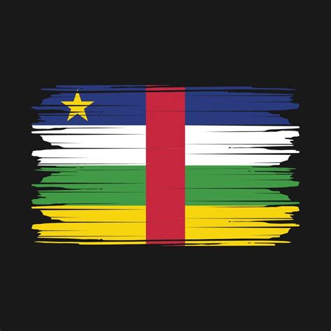 Central African Flag Vector 20446447 Vector Art at Vecteezy