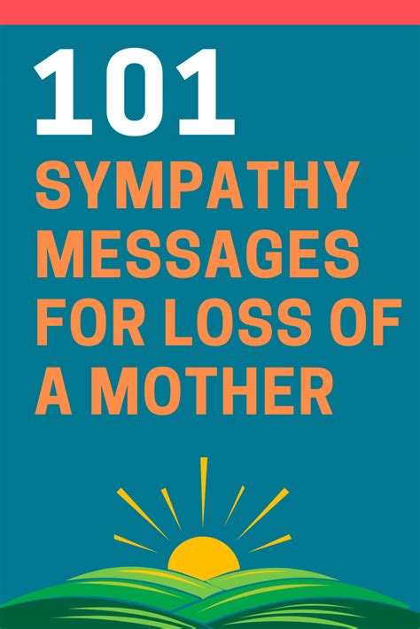 Sample Sympathy Letter Loss Of Mother