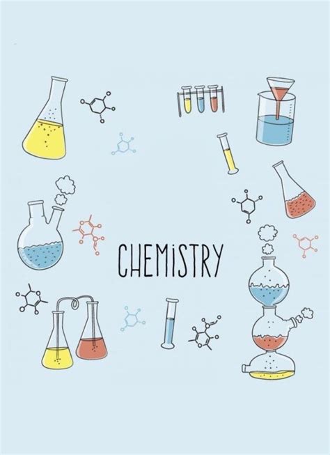 Chemistry front page decoration | School chalkboard art, Chemistry ...