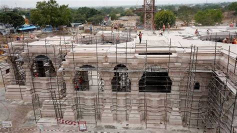 Ram Mandir Progress: Ground Floor 80% Ready, First Phase Completion By ...