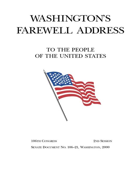 George Washington’s Farewell Address | George Washington | Social ...